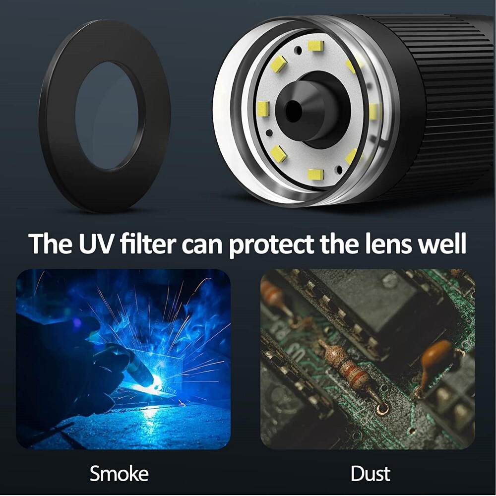 Elikliv Digital Microscope 10» Screen 1300X Camera Soldering Microscope Adults