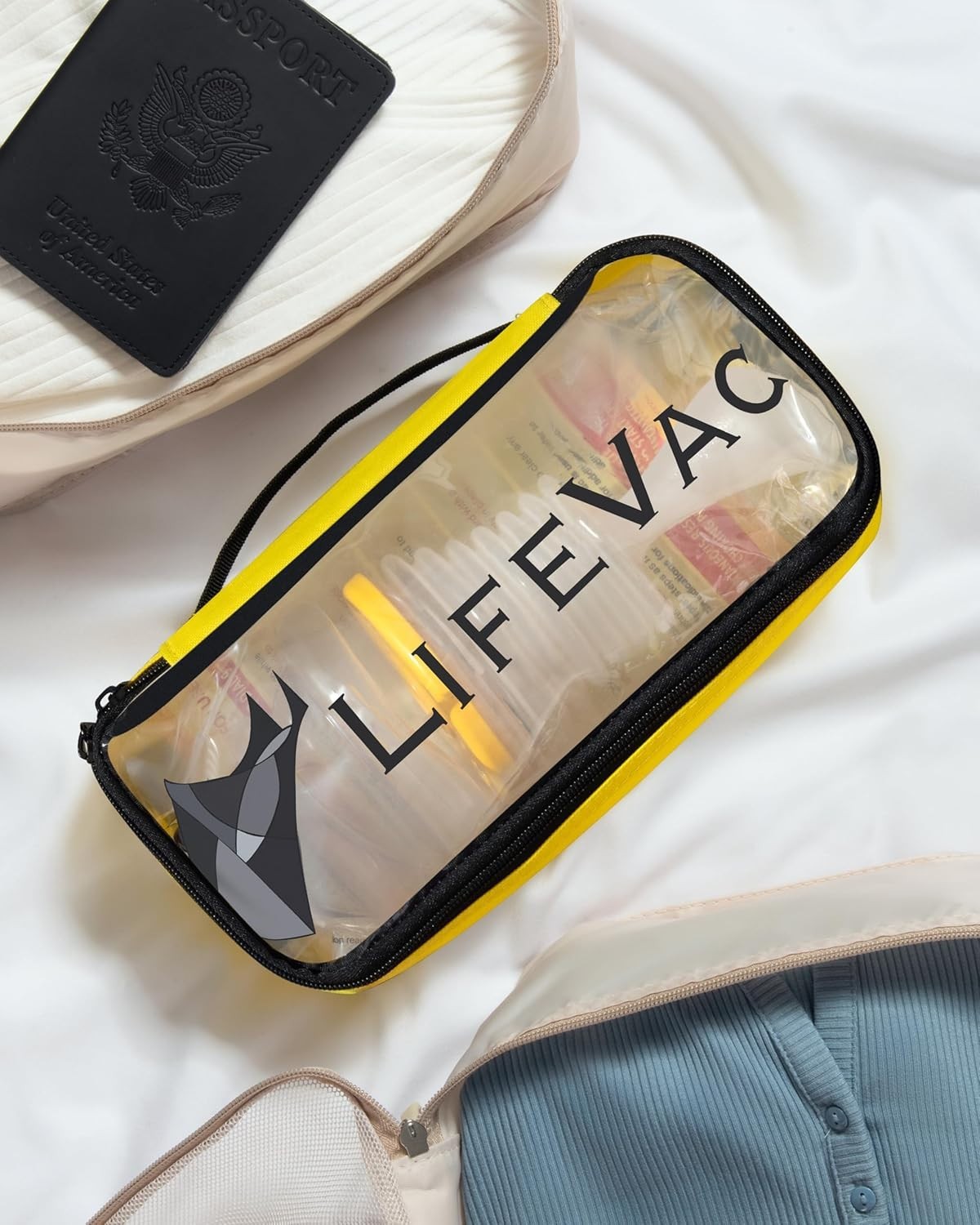 Portable Airway Suction Device – Family First Aid Kit for Emergencies, Yellow