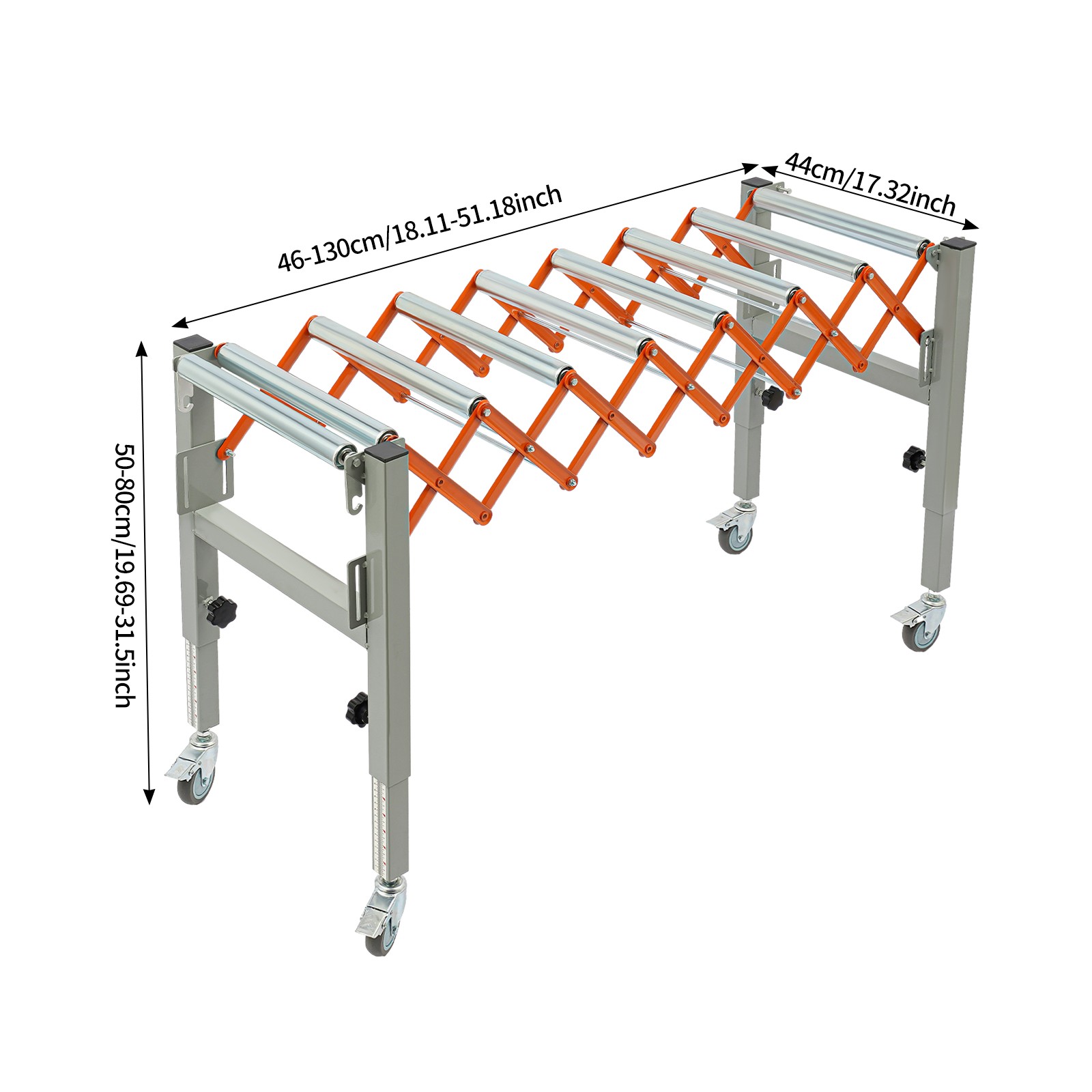 Adjustable Conveyor Roller Table, Adjustable Conveyor Table, Flexible and Extend