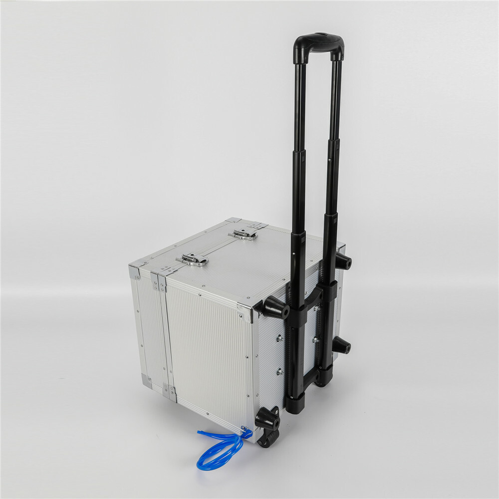 Portable Dental Delivery Unit: Rolling Box with 4 Holes Air Compressor Suction