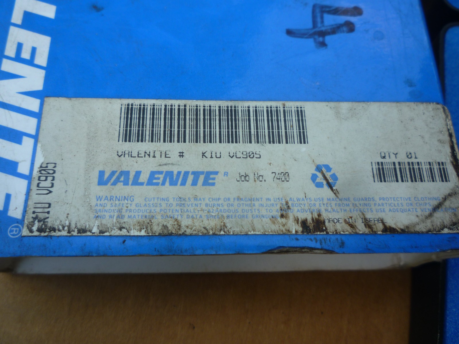 Valenite Internal Threading Set 1 Miissing Insert