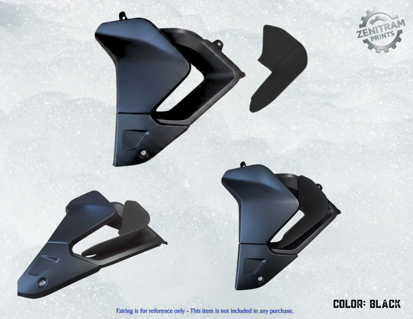 Stripe Series Clip-On Air Deflectors/Heat Shield for 850/900 models(2020–2025)