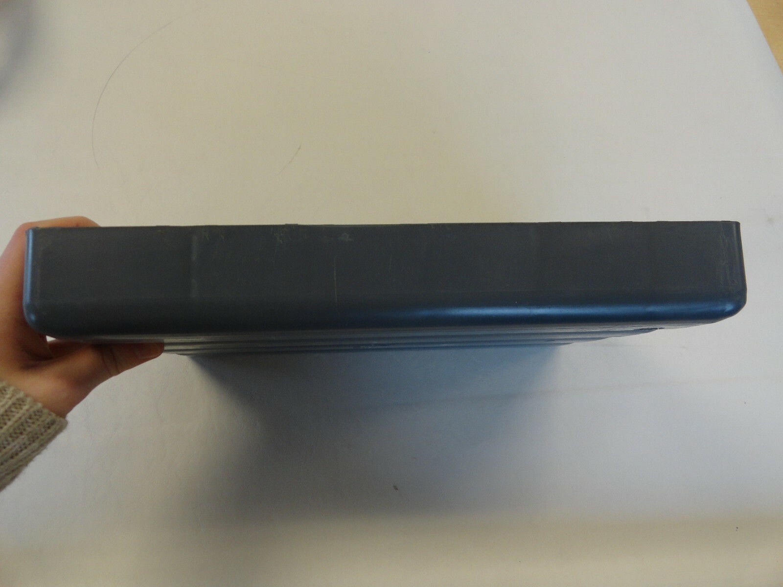 DURHAM C-204-95 GRAY PLASTIC STORAGE COMPARTMENT BIN / CASE 13 1/2″ X 9 1/2″