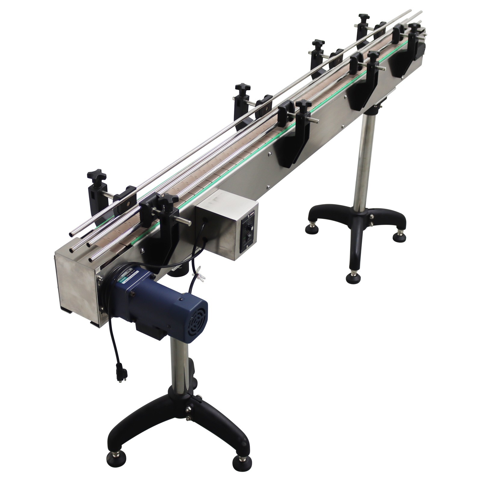 Various Size 110V/60HZ Conveyor Belt Chain Plate Conveyor for Assembly Line
