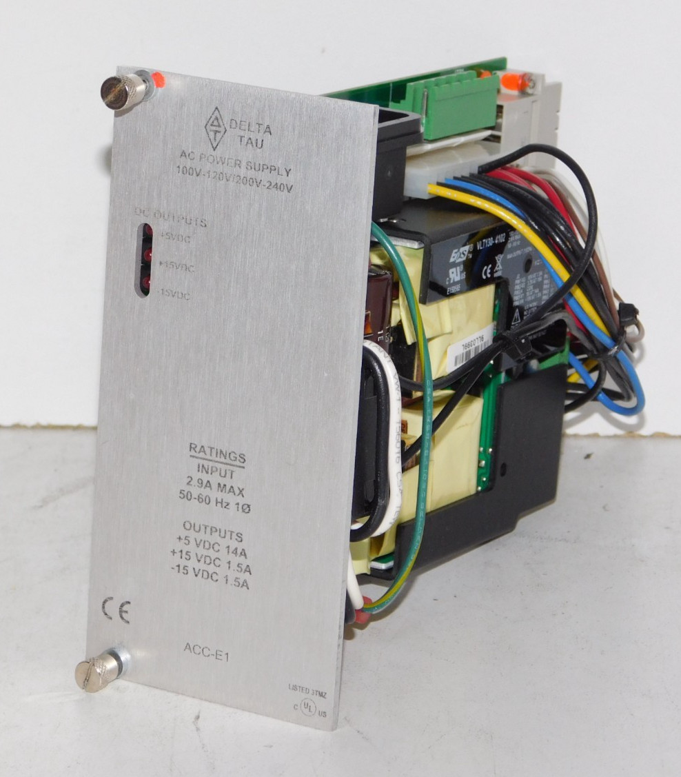 Delta Tau ACC-E1 AC Power Supply Module UMAC Unit Card Board 100V-120V/200V-240V