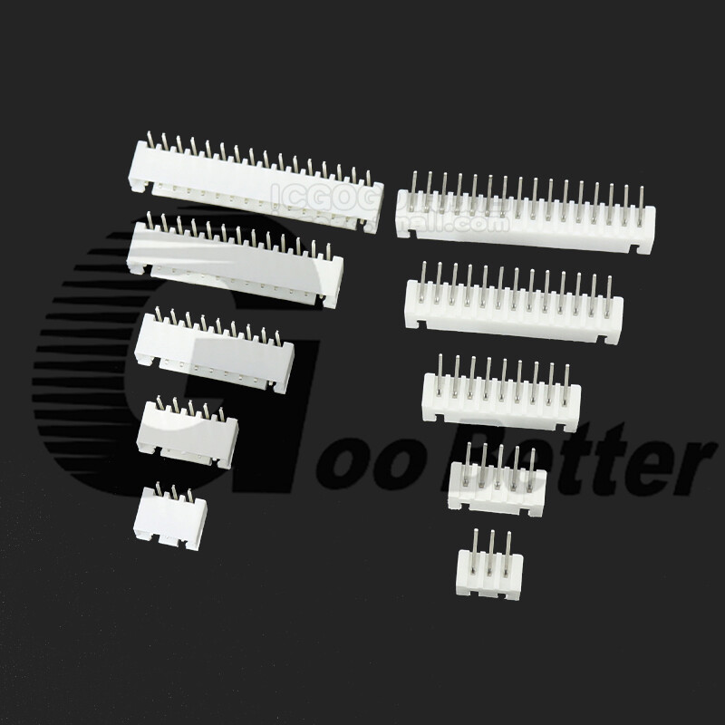 JST XH2.54mm Plug Connector Right Angle Header 2 3 4 5 6 7 8 9 10 12 14 16 Pins