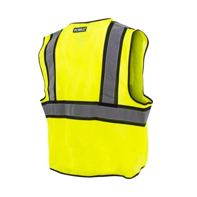 DEWALT DSV221 Contrasting Trim Class 2 Safety Vest, ANSI/ ISEA 107-2010