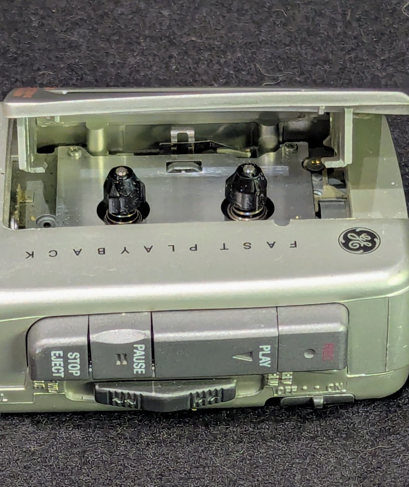 Vintage GE 3-5383A AVR Auto Voice Microcassette Recorder Fast Playback Tested