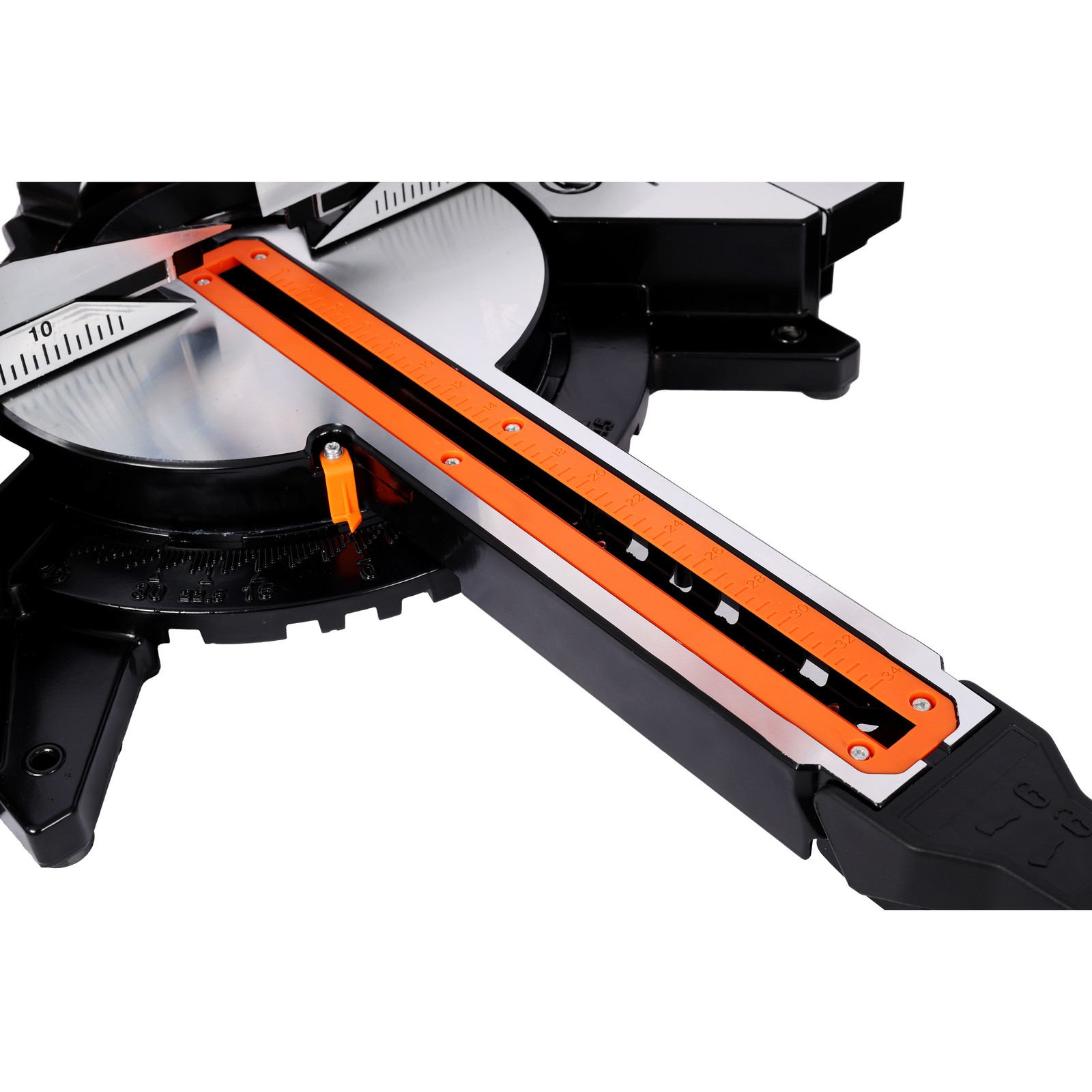 10in Single Bevel 2 Speed Sliding Miter Saw,5000/3200 RPM,3.5x13in Cutting
