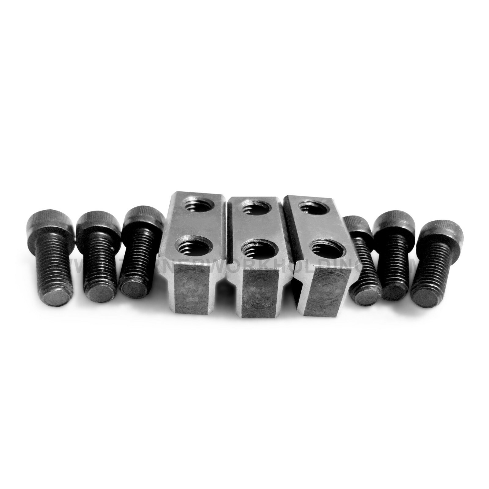 TURNER 12″ JAWS T NUT 3 PCS SET FOR B-212 KITAGAWA SAMCHULLY CNC LATHE CHUCKS