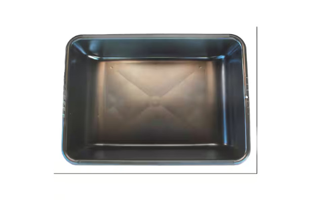 Black Concrete Mixing Tub 10 Gal Plastic Mortar Multi-Purpose Utility Pan 20×28