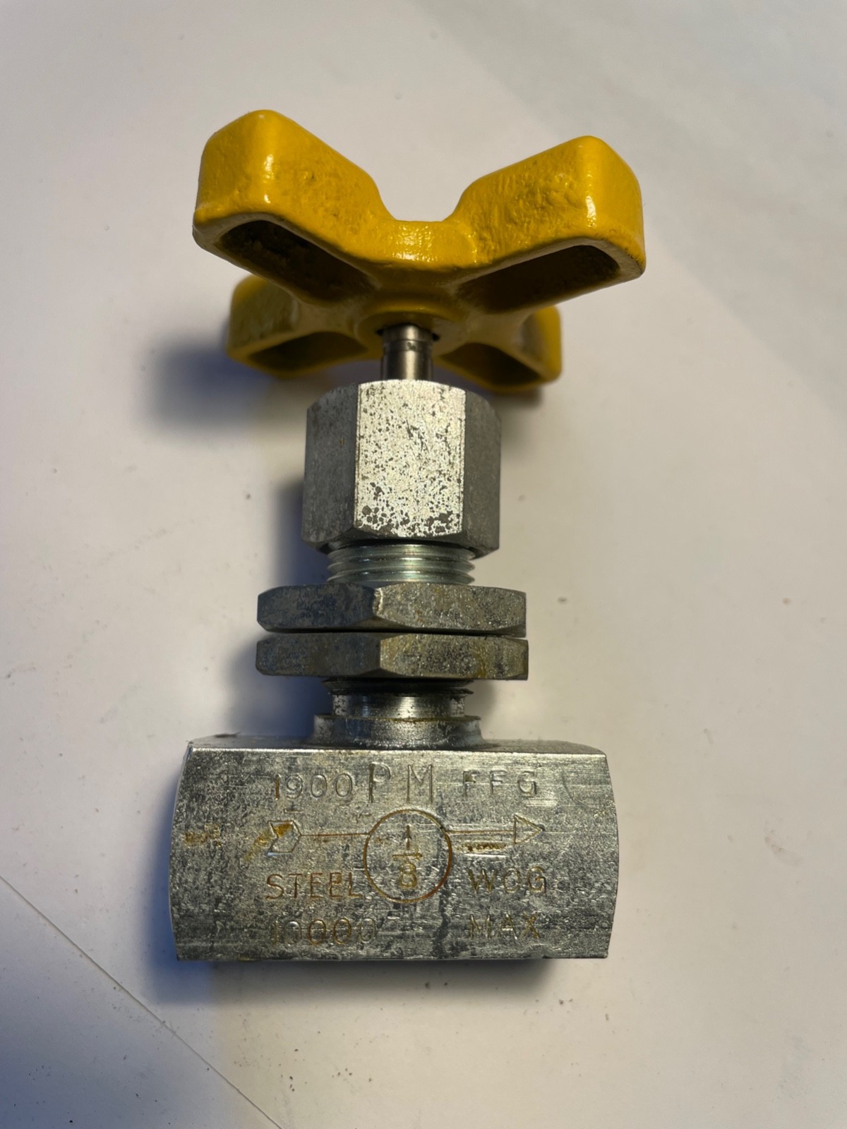 Marsh Steel Needle Valve 1/8″ npt 10.000 psi New Old Stock