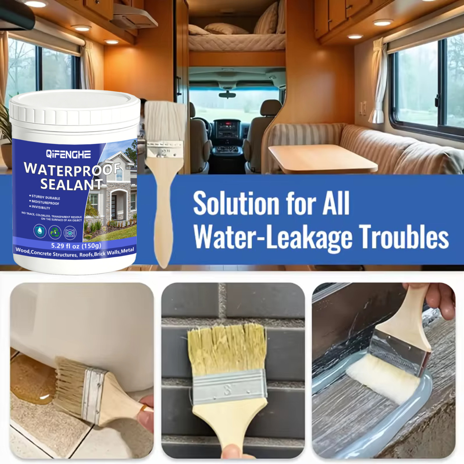 Super Invisible Transparent Waterproof Sealant ,Nano Leak Proof Coating ,Crystal