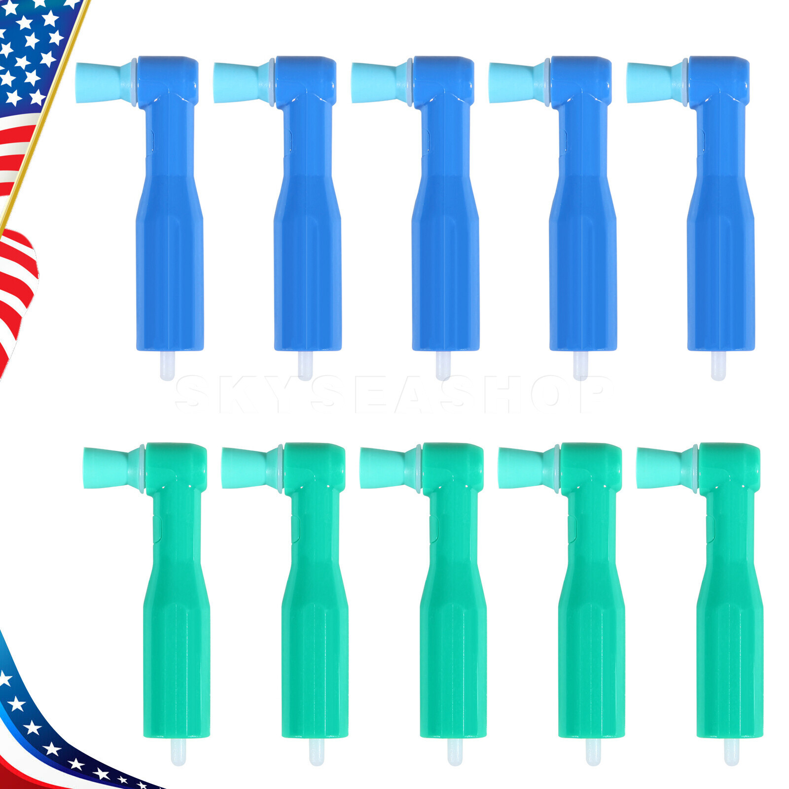 100-1000pcs Dental Disposable Prophy Angles Top Quality Latex Free Soft / Firm