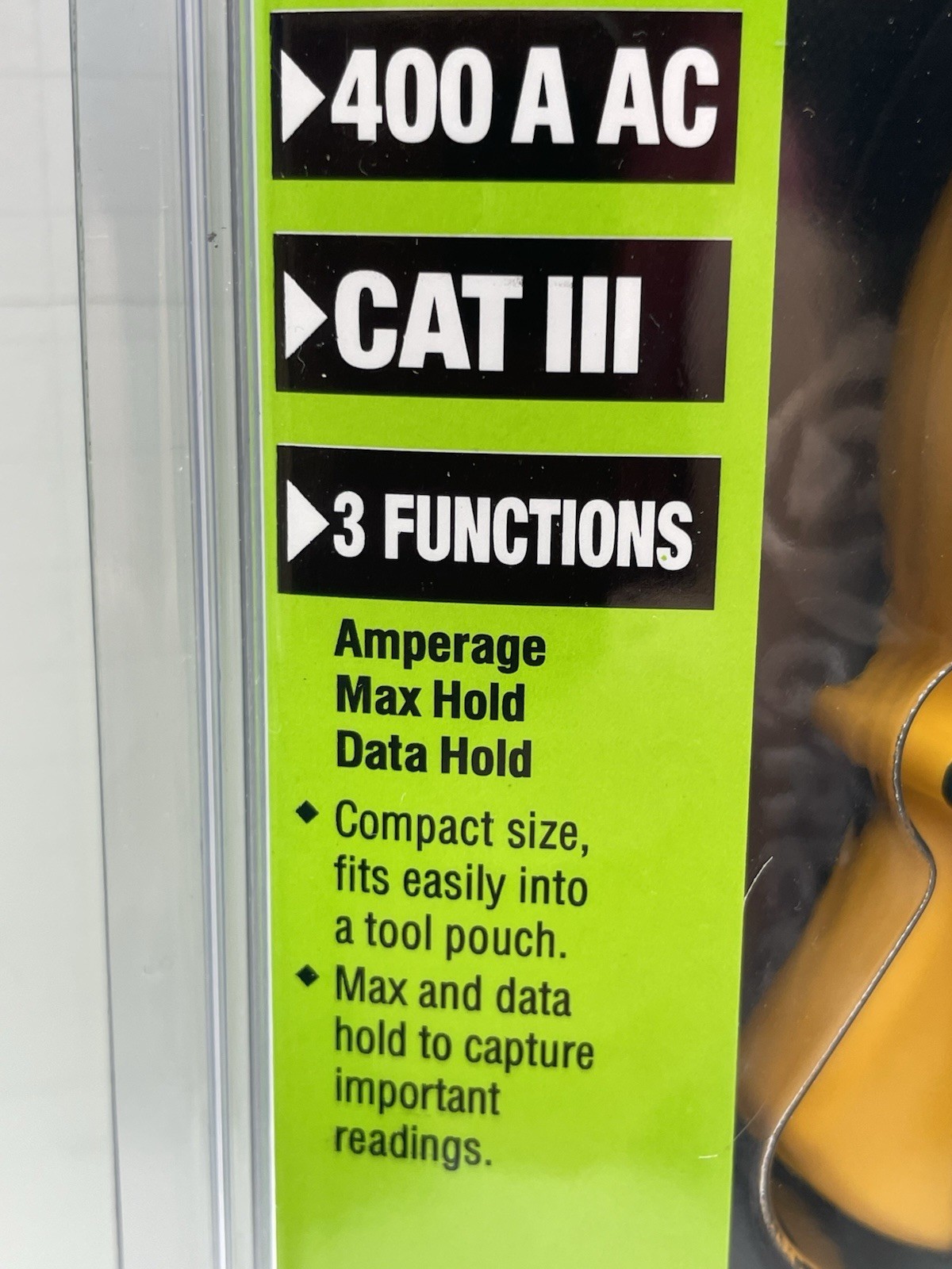 NEW GREENLEE AC CLAMP METER 400a CAT III 600v CM-330