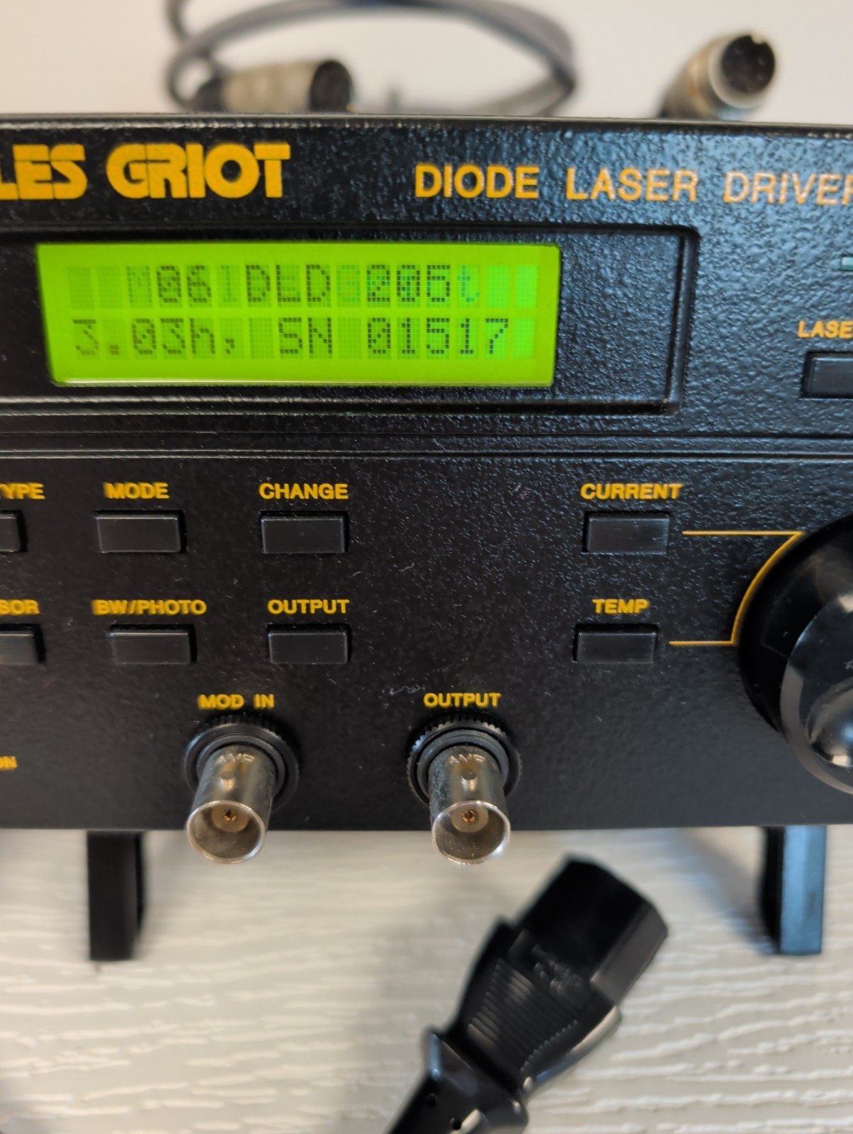 Melles Griot 06DLD103 Diode Laser Driver Controller Instrument Optics Lab