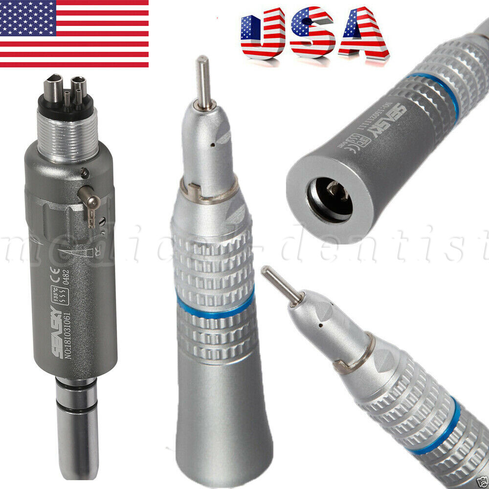 SEASKY NSK Style Dental Low Speed Straight Nose Cone Handpiece Air Motor 4H sa