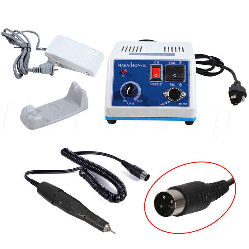 Dental Lab Marathon Electric Micromotor Polishing Unit / 35K rpm Motor Handpiece
