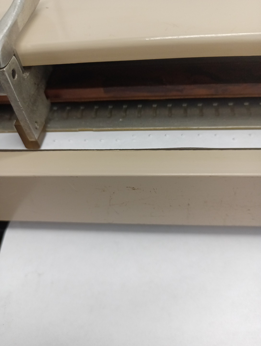 Tested Working Lavender Brailler Press Mechanical Braille Typewriter embosser