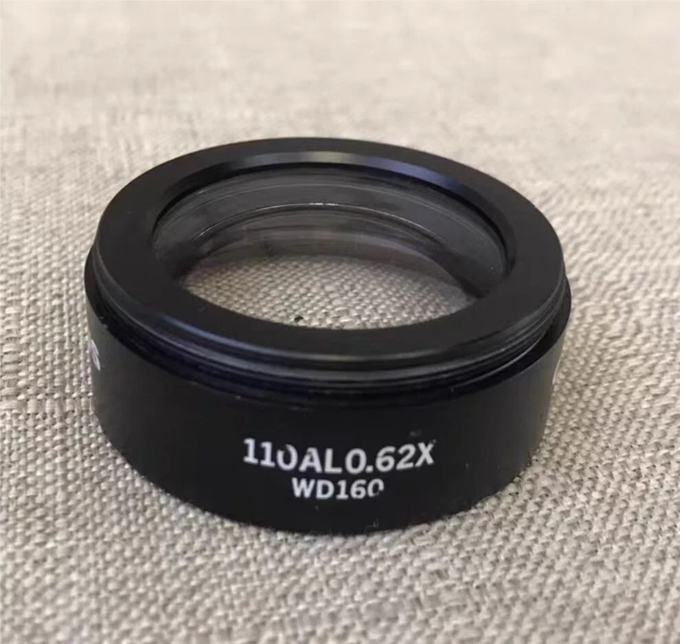 OLYMPUS 110AL0.62X 0.62X WD160 Auxiliary Microscope Objective for SZ51,61,30,40