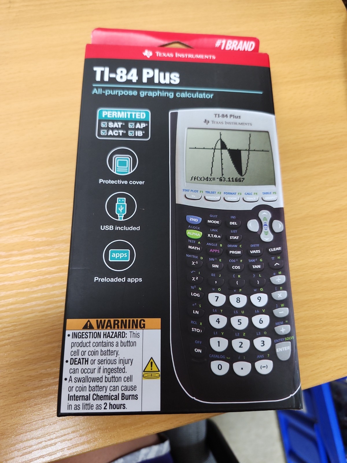 Texas Instruments TI-84 Plus All Purpose Graphing Calculator New Sealed