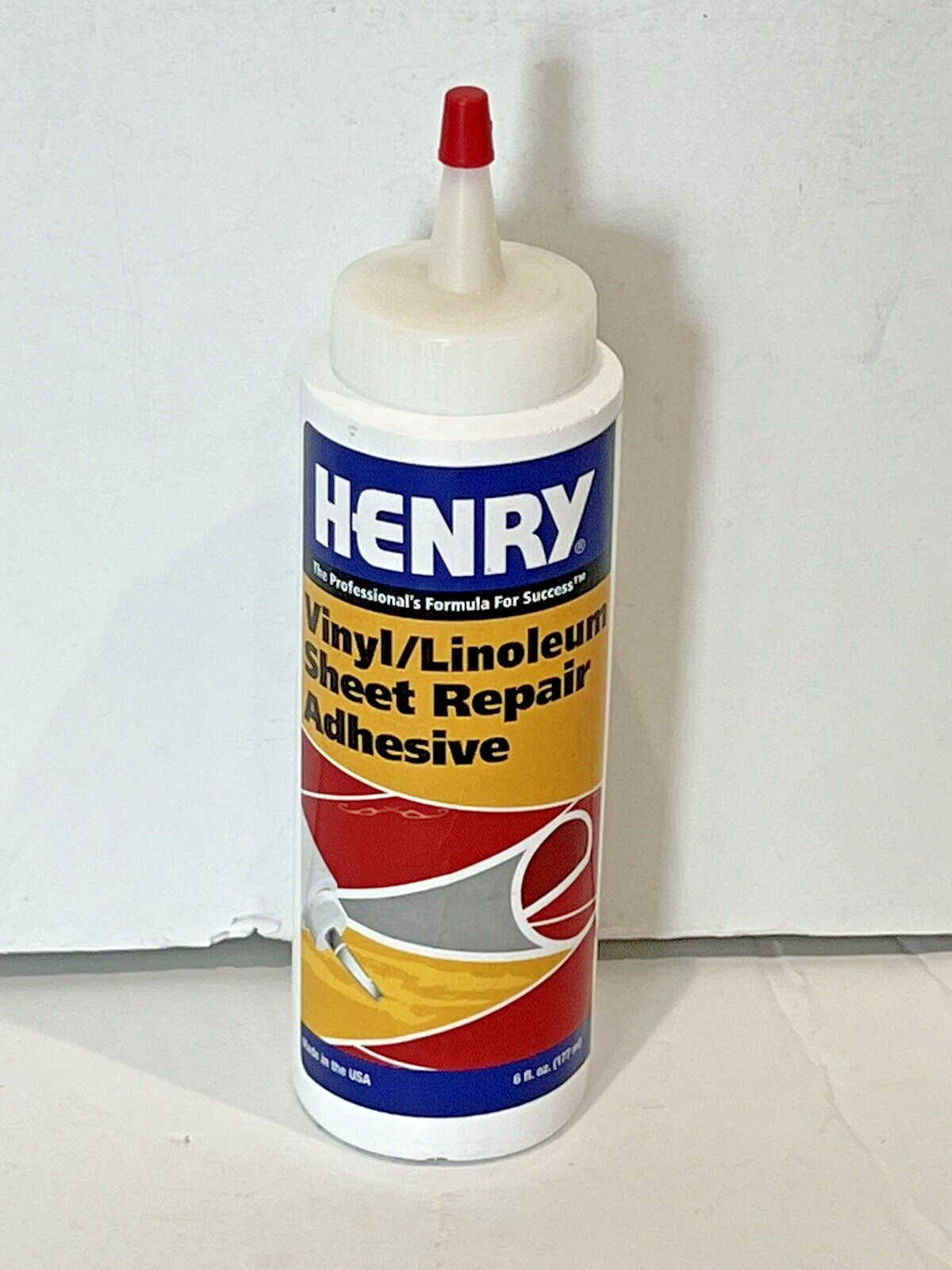 Henry Linoleum/Vinyl Floor Adhesive/Repair, 6 Oz. 12220 WW Henry 12220