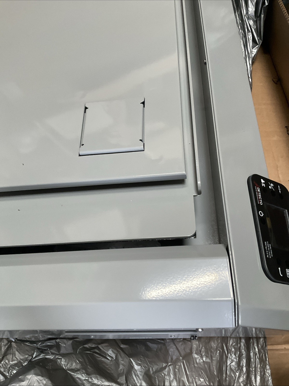 Detecto 7550 Digital Wall Mount Wheelchair Scale with Fold Down Platform