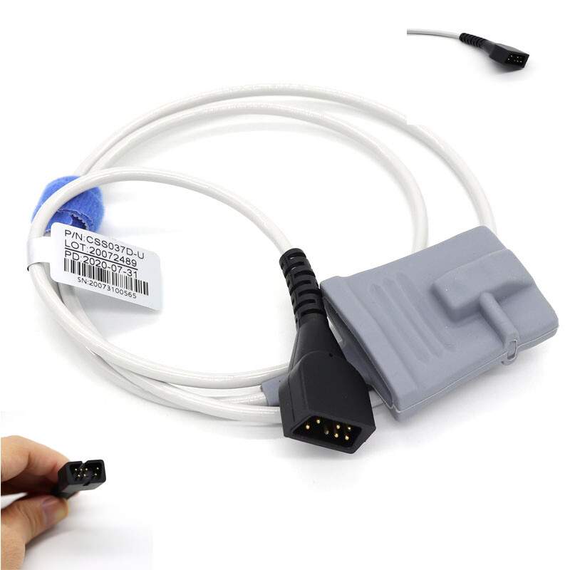 Reusable Fit For 8500 Adult Finger-tip SpO2 Sensor Probe Pulse Oximeter 3ft