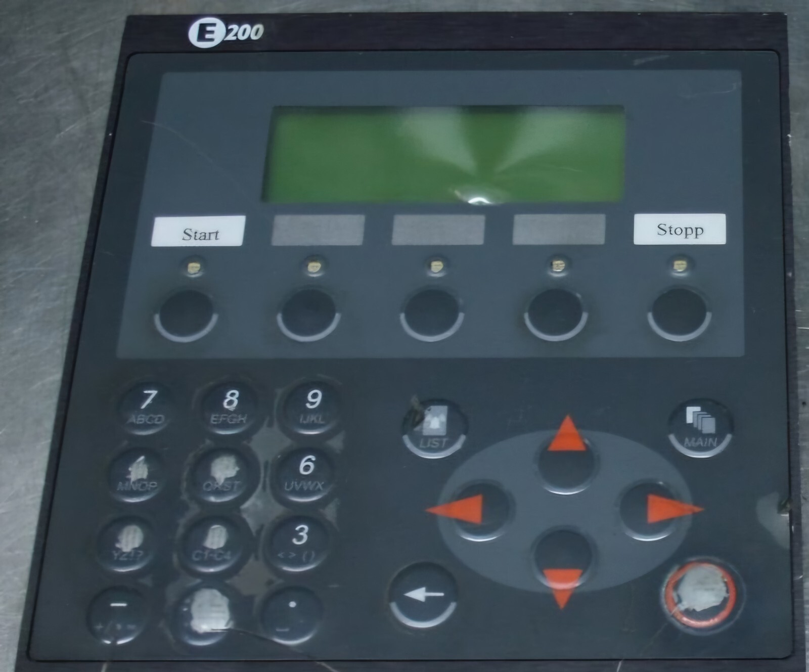 Beijer E200 OPERATOR Interface PANELWITH KEYPAD FREE SHIPPING