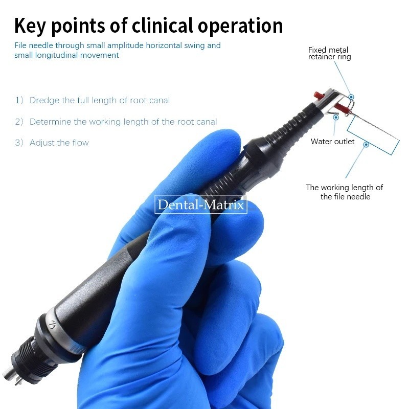 Dental Handpieces Super Sonic Air Driven Endo System Endodontic Handpiece Files
