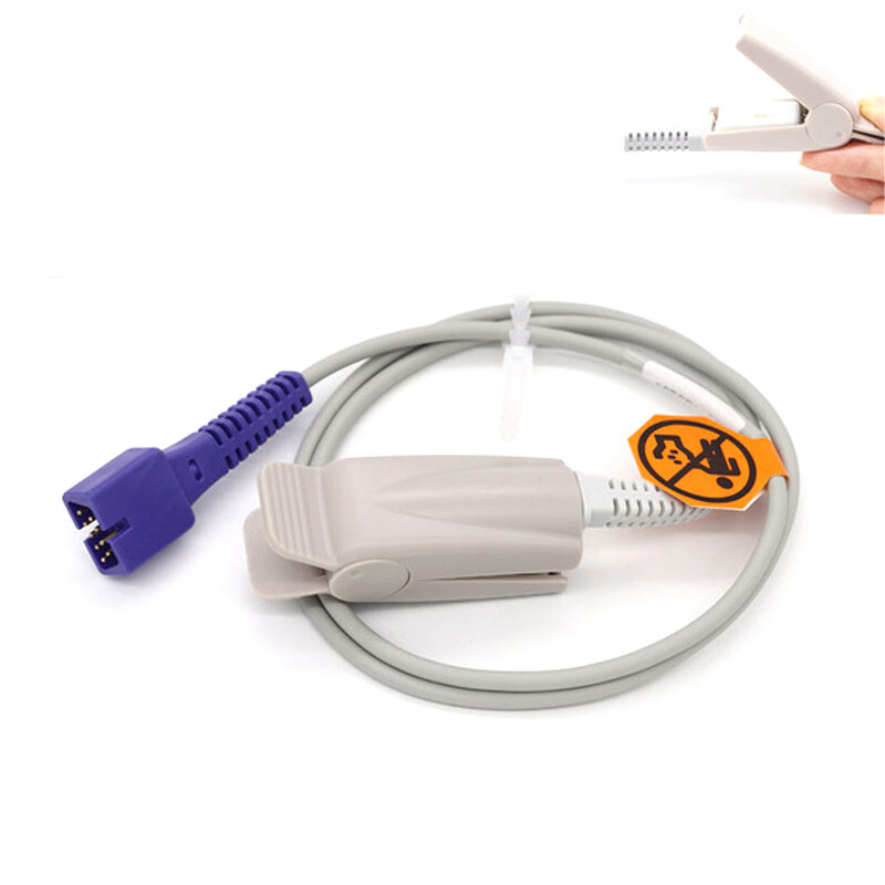 Adult Finger Clip SpO2 Sensor Probe DB9Pin 1M Compatible with N550 N560
