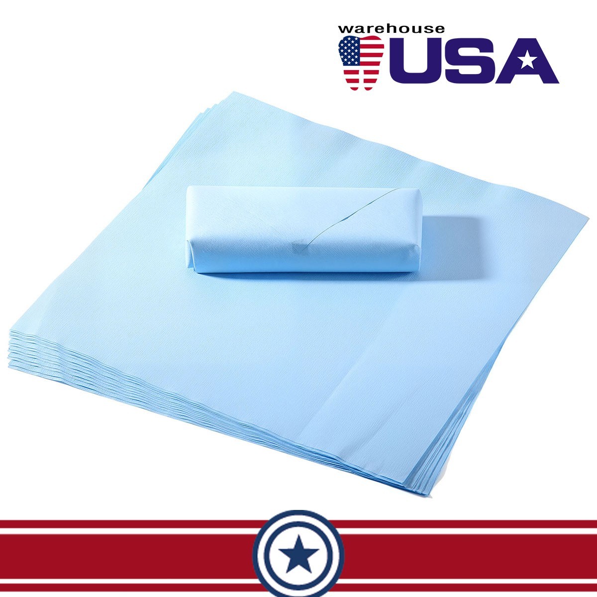 Sterilization Wrap Sheet Autoclave SMMS Non-Woven 60g 12×12″ 15×15″ 20×20″ 24×24