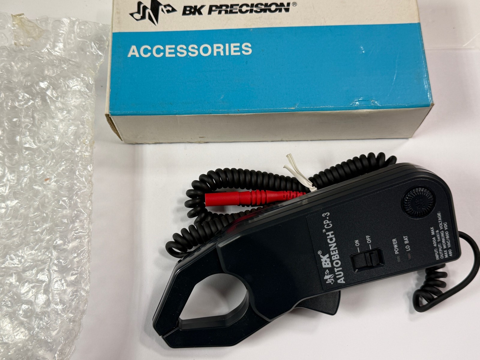 B&K Precision CP 3 AC/DC Clamp Meter Accessory, 400A DC or AC