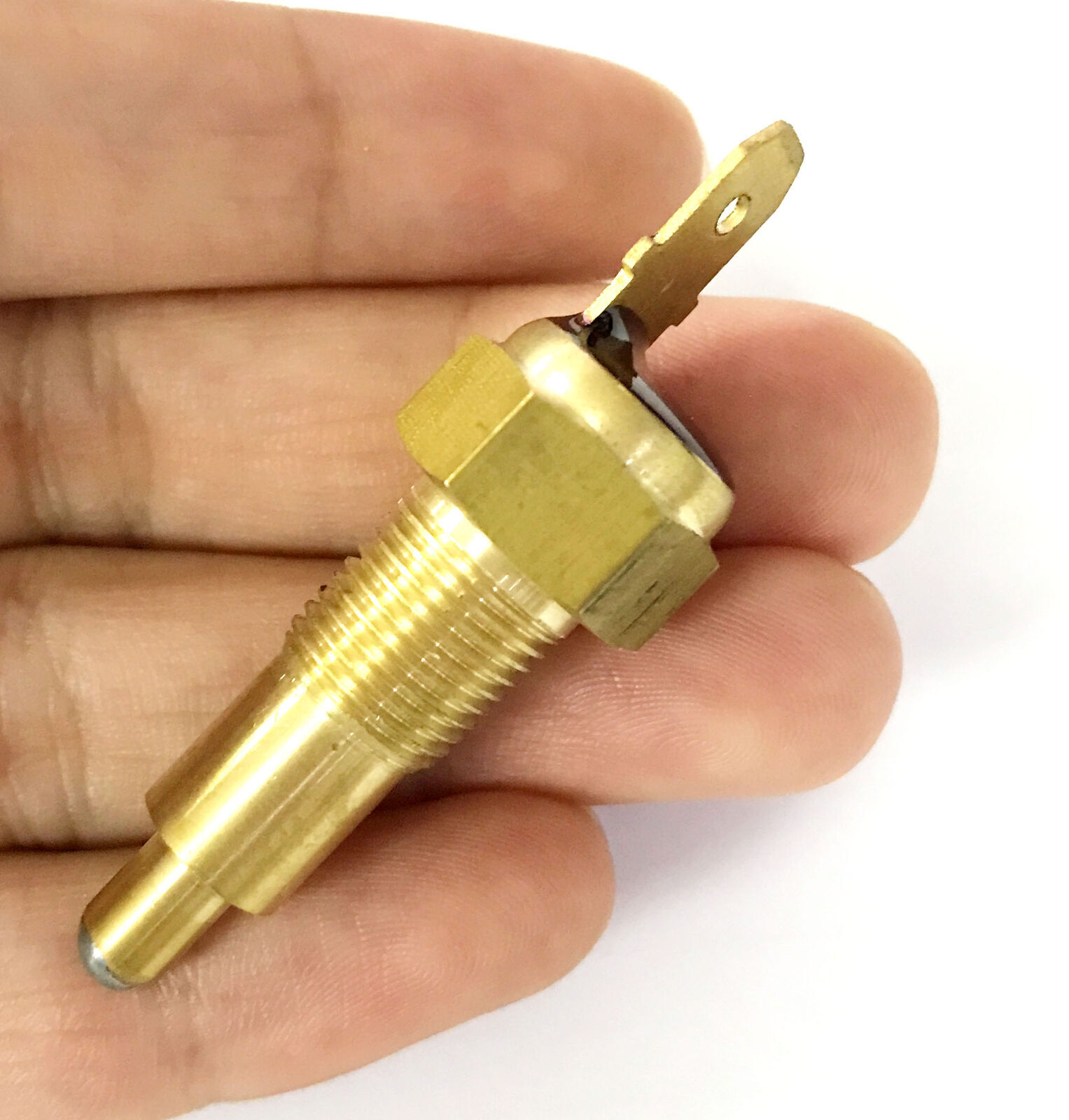 38MM 1.5 INCH 2-HOLE RADIATOR HOSE ADAPTER DUAL ELECTRIC FAN 1/8 NPT TEMP SWITCH