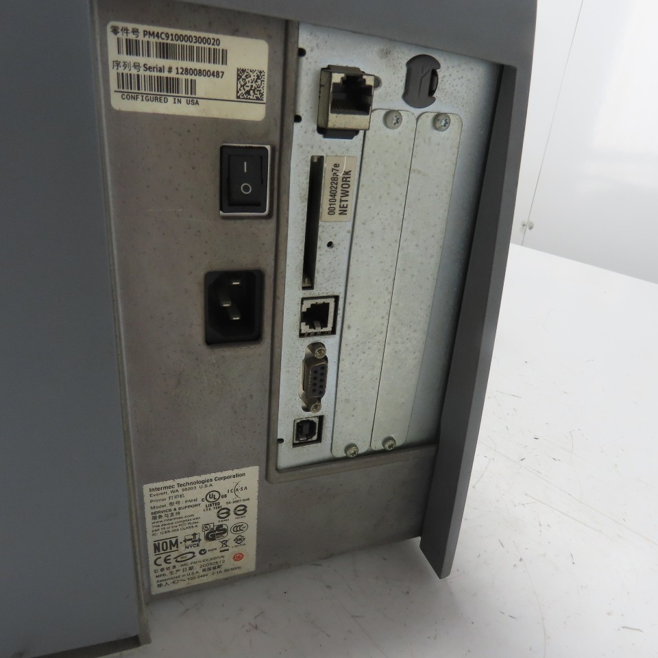Intermec PM4i Thermal Label Printer 100-240V 2-1A