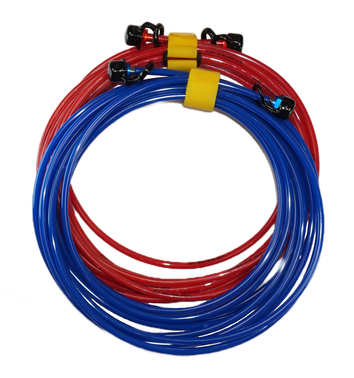 Lightweight Pitot Static Air Data Test 20′ Hose Set Red Blu AN4 Flightline Rated