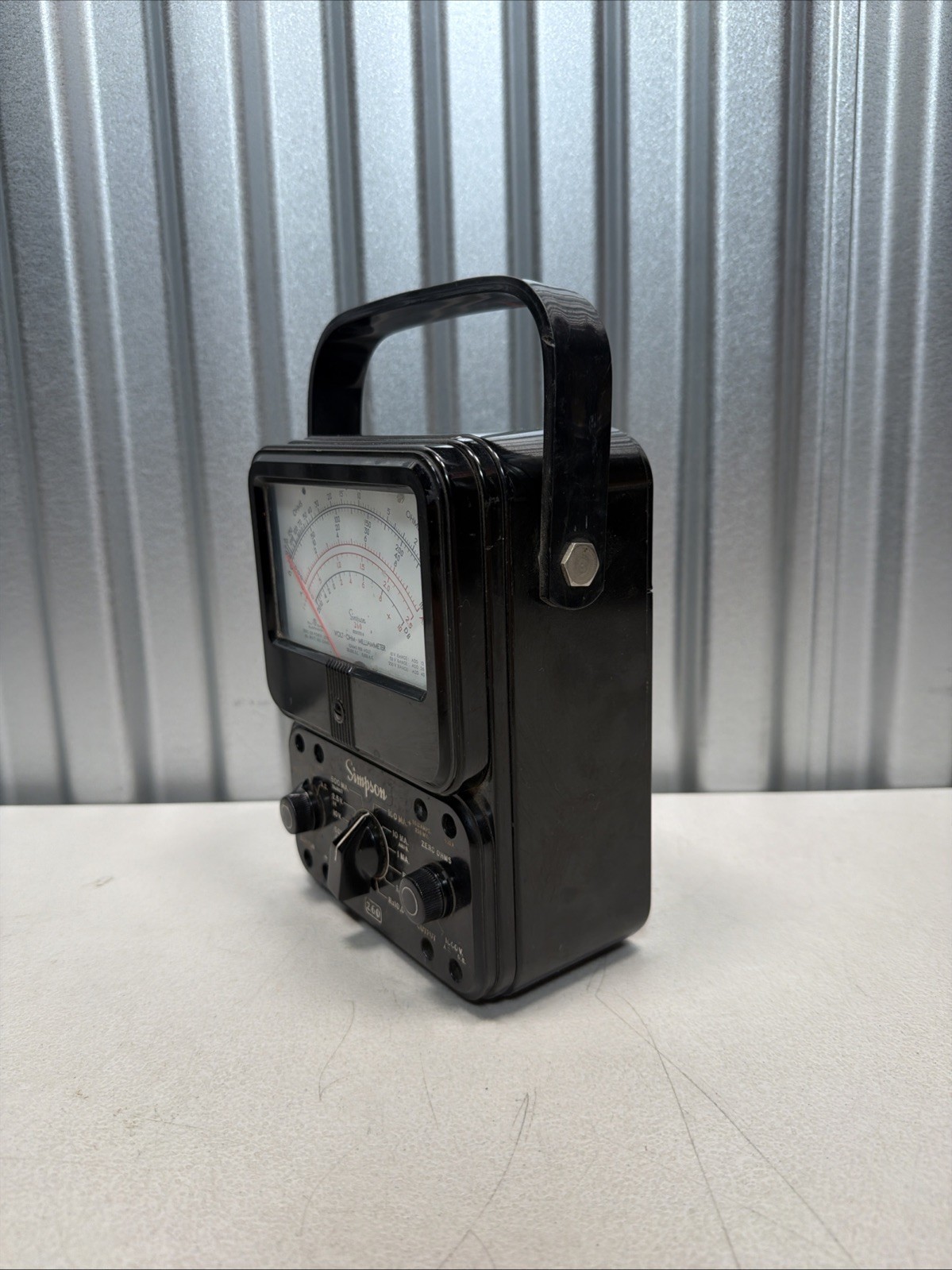 Simpson Vintage Model 260 Series 6 Multimeter Industrial Tester – Works!