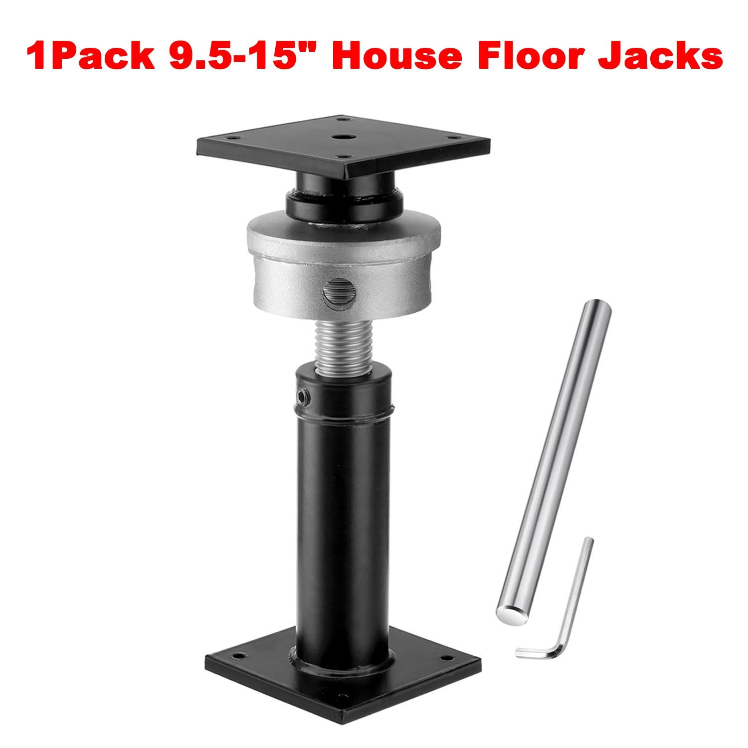 9.5-15″ House Floor Jacks Screw Jacks Post Home Leveling Foundation Floor Jack