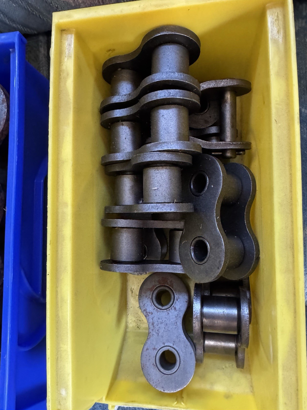 14 Heavy Duty Industrial Conveyor Chain Side Plates / Chain Links – Forged Steel