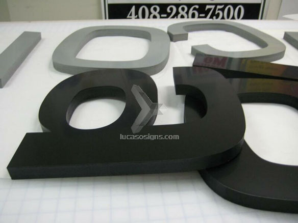 Custom Storefront Foam Sings Dimensional Letters Acrylic Face Outdoor Economic