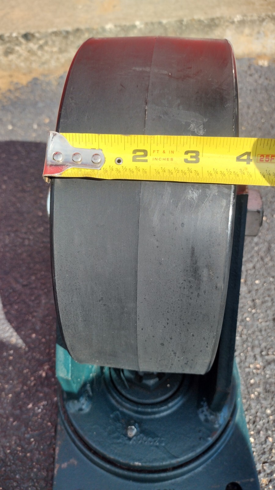 [2] COLSON CASTORS 4″x10″Wheels 12-1/2″ Height 47 lbs each NOS See pics details.