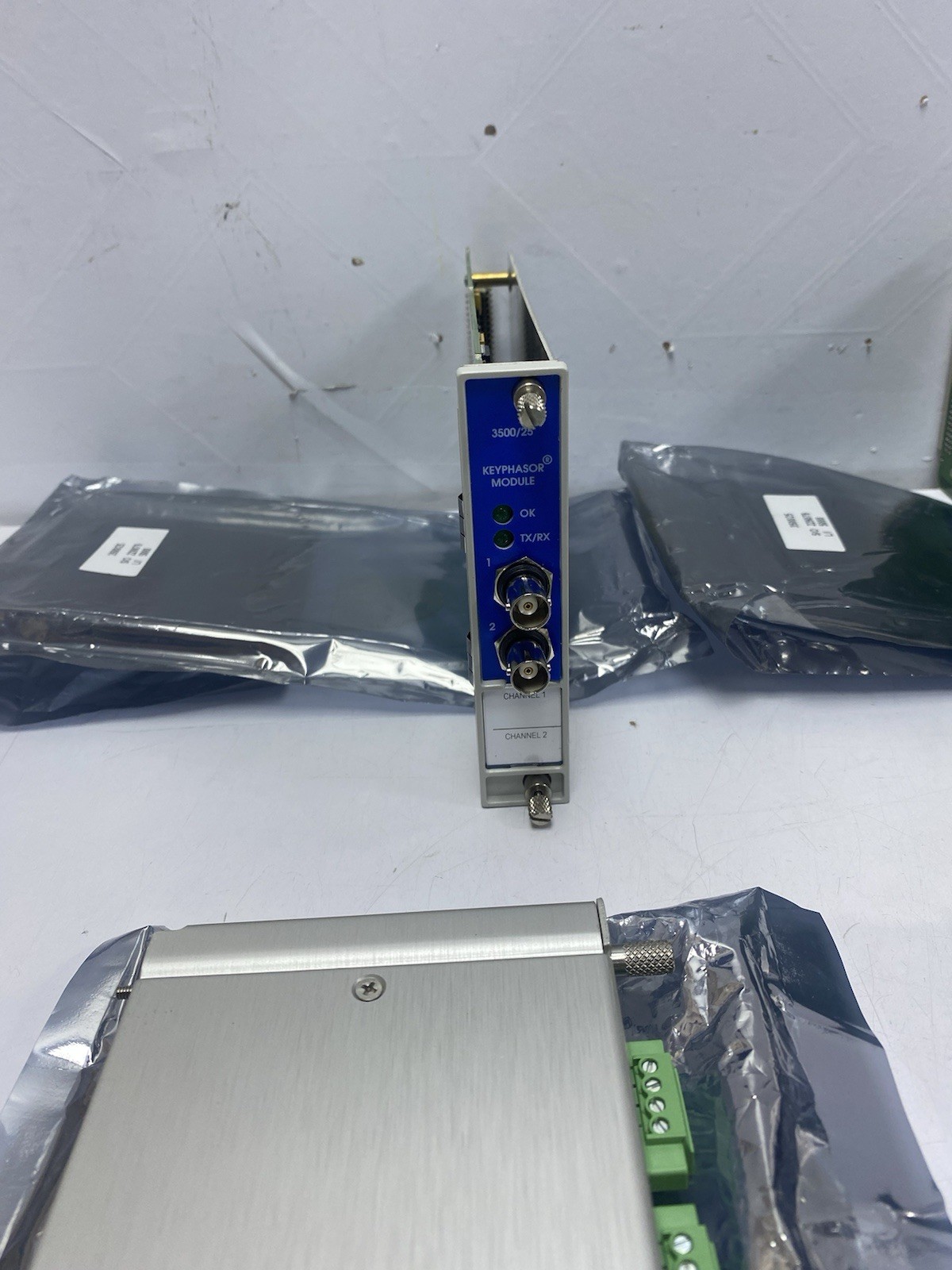 BENTLY NEVADA 3500/25 KEYPHASOR I/O MODULE 125800-01 + 149369-01 Set