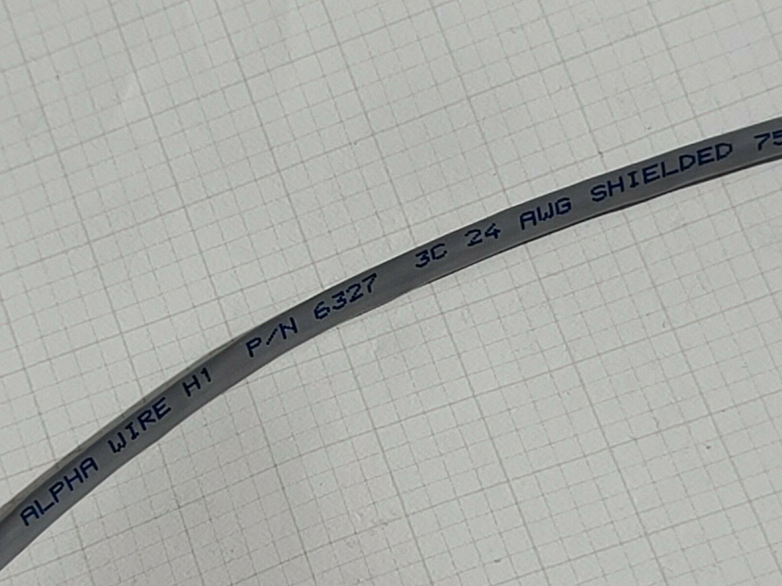 Alpha Wire 6327 24/3C Multi-Shielded Control/Instrumentation Cable Gray /25ft