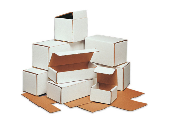 Pick Quantity! 1-200 6x4x3″ White Corrugated Mailer Small Folding Box Light Ship
