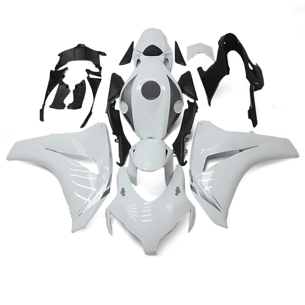 White Grey Injection Molded ABS Fairing Kit Honda CBR1000RR 2008-2011