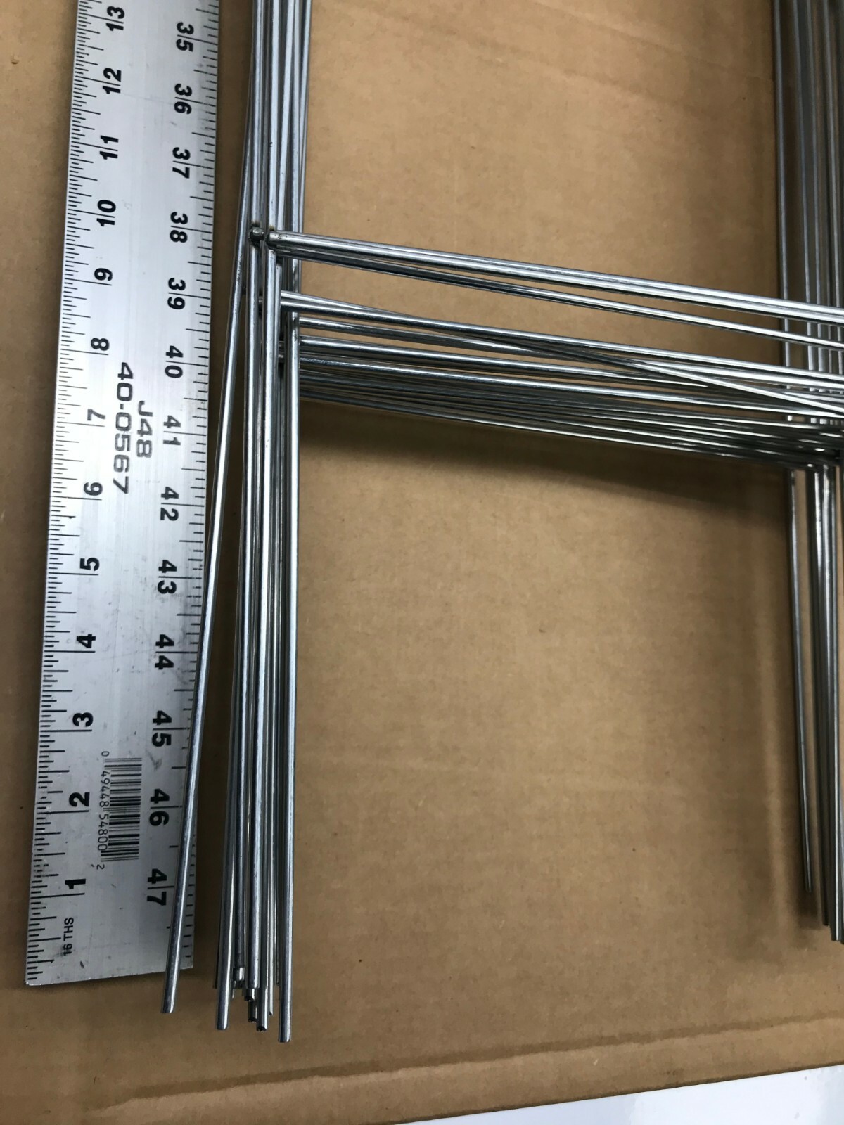 50 Metal Stakes 24» H-FRAME Wire Step Stakes 10×24 in x 9 Gauge Galvanized Wire