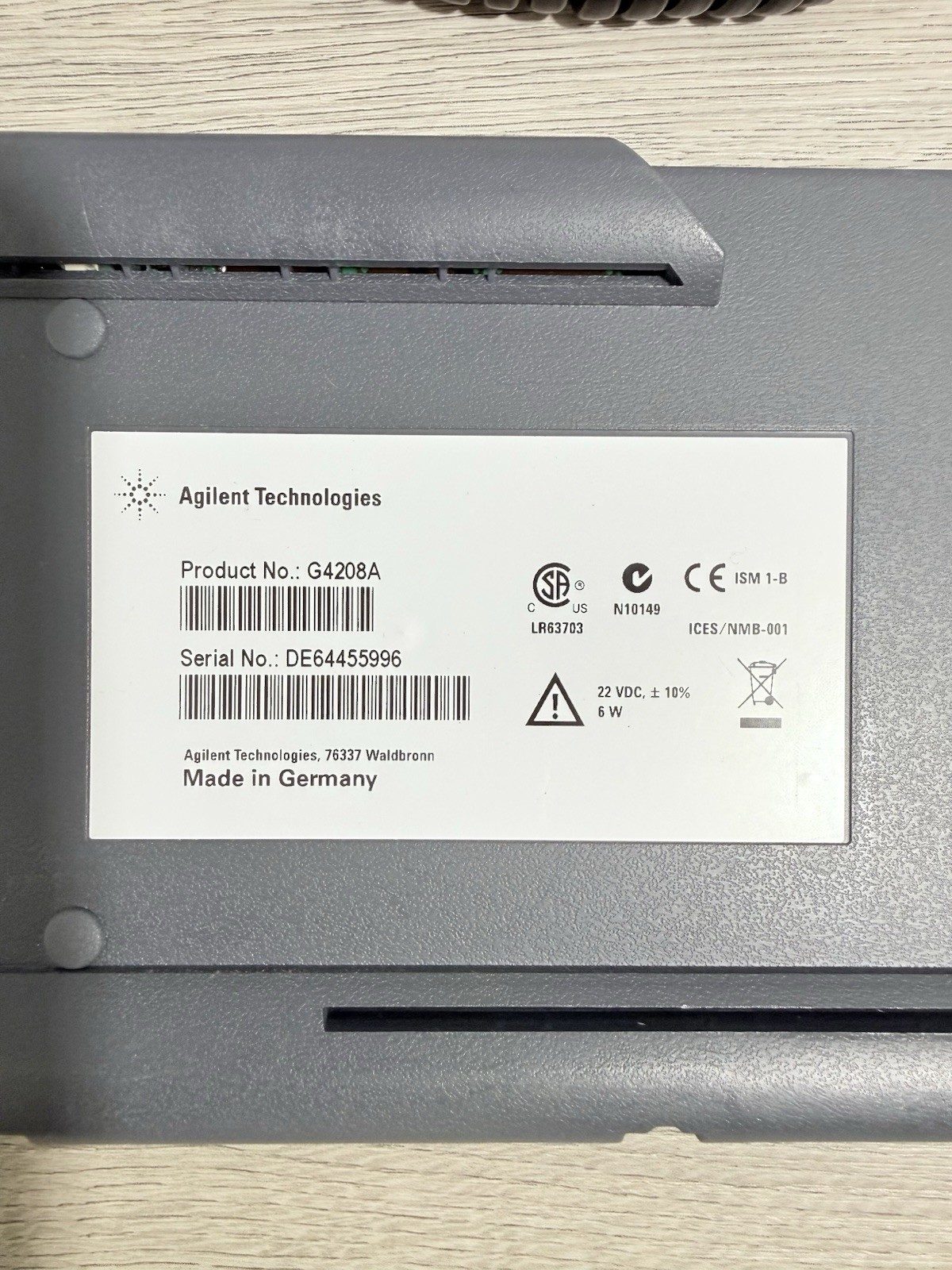 Agilent Technologies G4208A Lab Controller/Terminal w/ RJ45 Coiled Cable