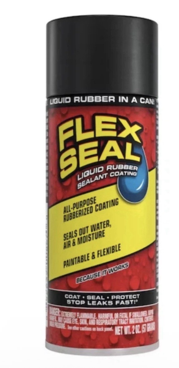 Flex Seal Liquid Rubber Sealant Coating, Stops Leaks Fast, Wet Or Dry -5 oz.
