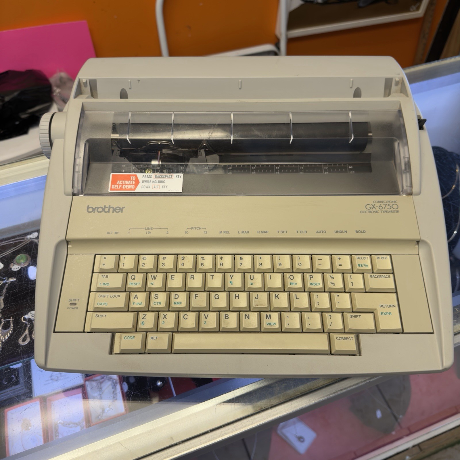 Brother Correctronic GX-6750 Electronic Typewriter With Tested Working