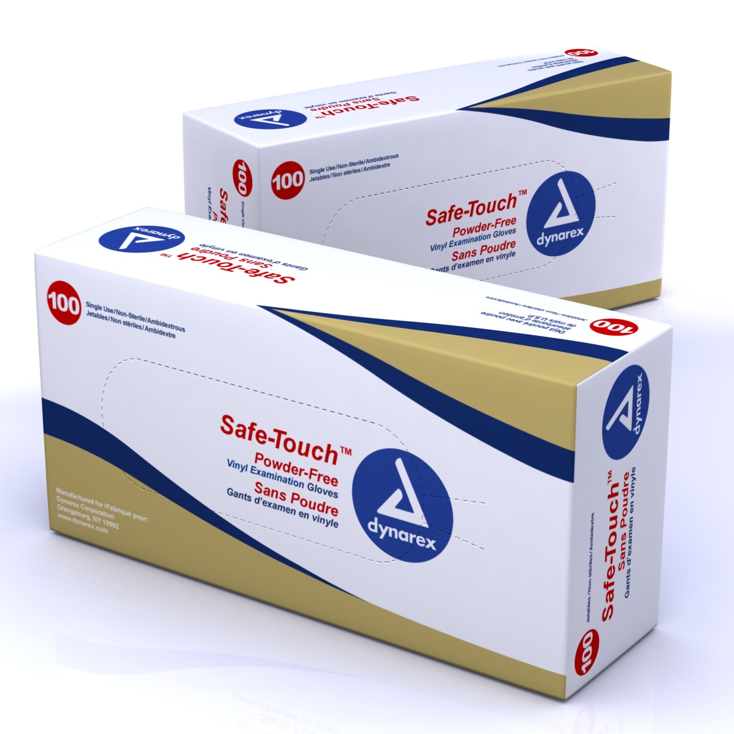 Dynarex Nitrile/Vinyl/Latex Exam Gloves Powder Free – Select Size and Qty